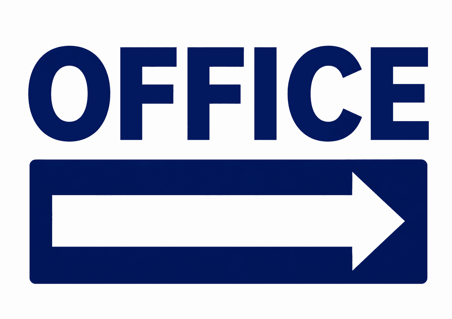 Office Signage Poster